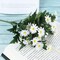 2 PCS Artificial Silk Daisy Flower Bouquet for Home Table Centerpieces Arrangement Decoration, White